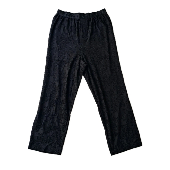 Savage x Fenty Charmed Prince  Sleep Pants Pajamas Black Caviar Mens Size Medium - Picture 1 of 7